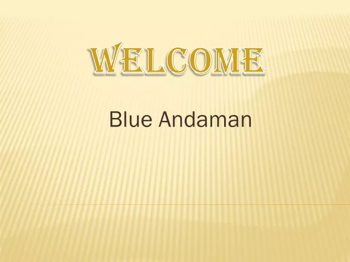 blue andaman