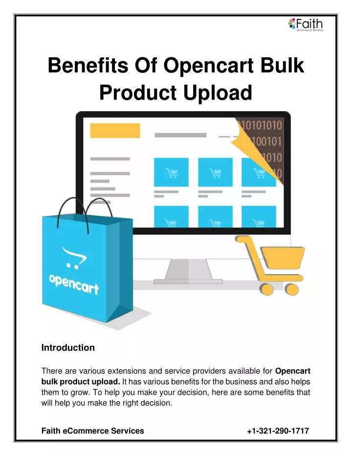 benefits of opencart bulk product upload