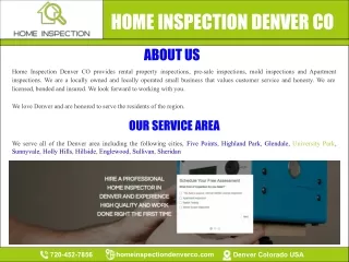 Home Inspection Denver CO