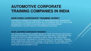 Automated Corporate Training 27
