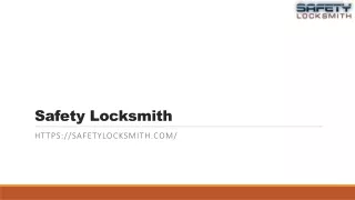 safety locksmith