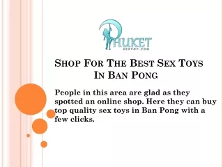 Sex Toys Store In Ban Pong |  66 971505902