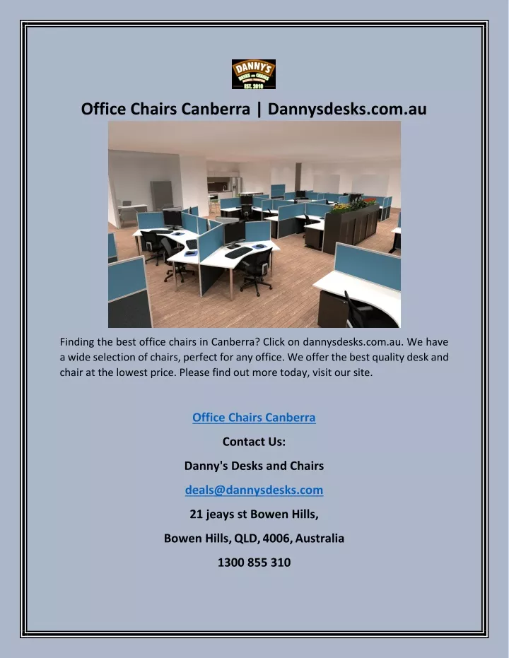 office chairs canberra dannysdesks com au