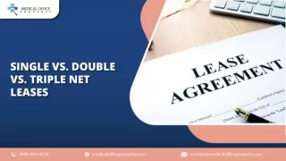 Single Vs. Double Vs. Triple Net Leases