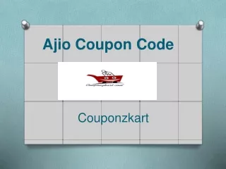 Get the Best Deals with Ajio Coupon Codes