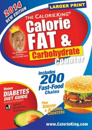 D!ownload  book (pdF) The Calorie King Calorie, Fat & Carbohydrate Counter