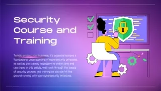 security course and training