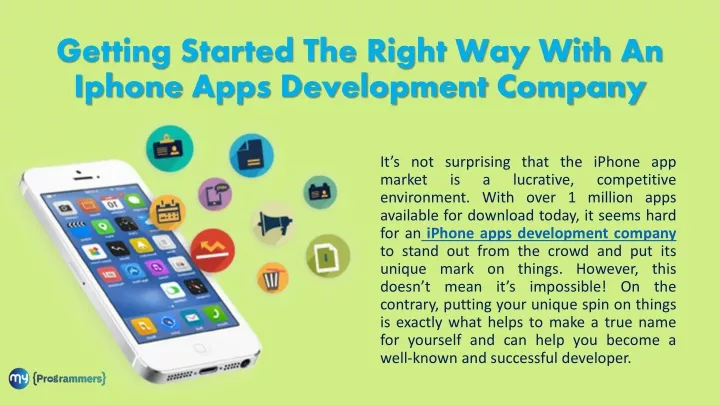 getting started the right way with an iphone apps development company