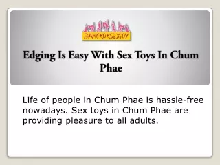 Sex Toys Shop In Chum Phae |  66 853412128