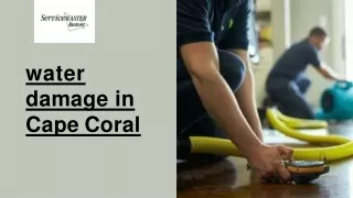 water damage in cape coral