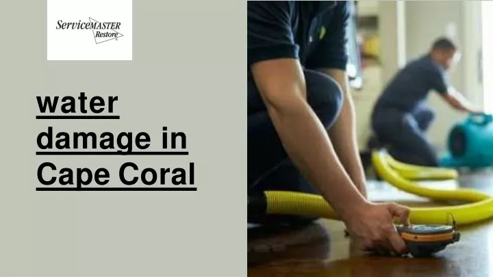 water damage in cape coral