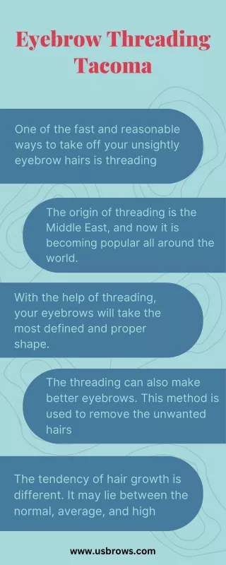 eyebrow threading tacoma