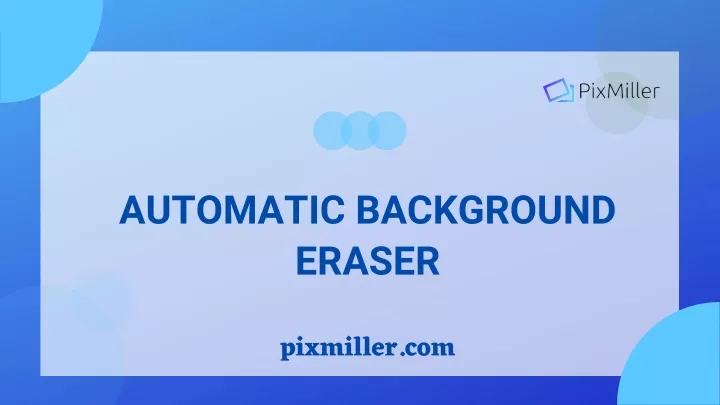 automatic background eraser