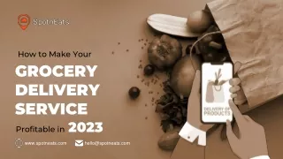 How to Make Your Grocery Delivery Service Profitable in 2023