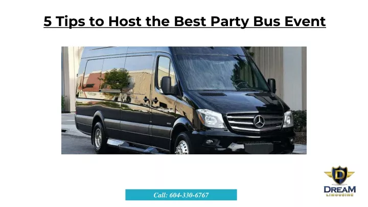 5 tips to host the best party bus event