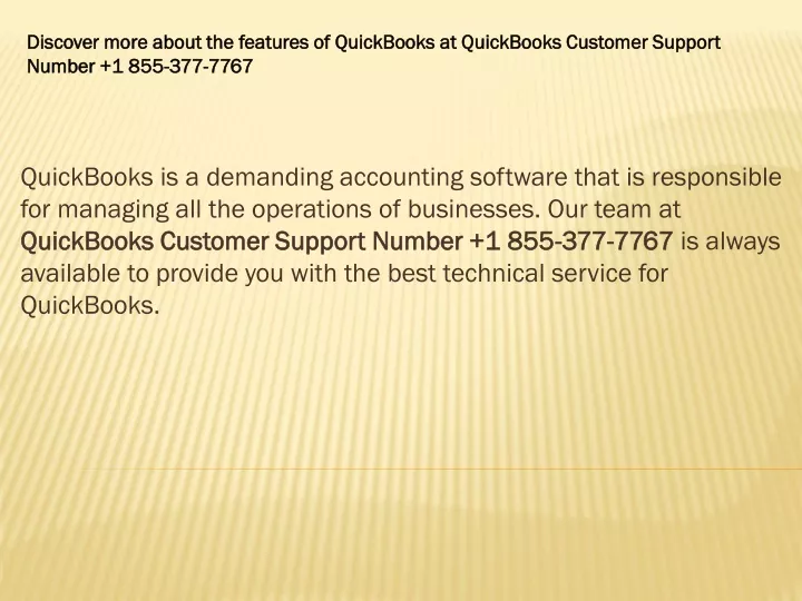 discover more about the features of quickbooks