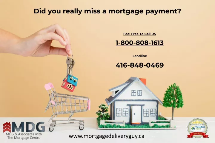 did you really miss a mortgage payment
