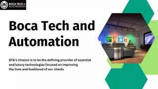 Home Theater Boca Raton - Boca Tech and Automation