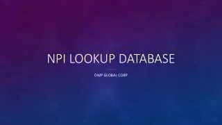npi lookup database