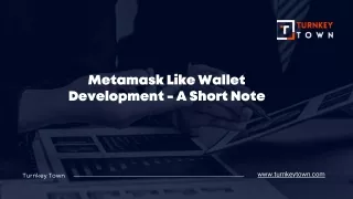 metamask like wallet development a short note