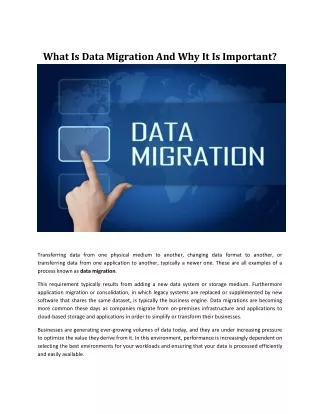 Data Migration in Malta and Libya