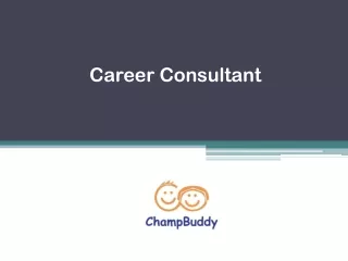 Career Consultant - champbuddy.com