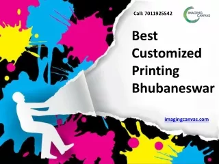 Customized printing Bhubaneswar