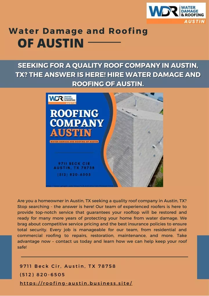 water damage and roofing