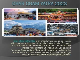 Char Dham Yatra Plans