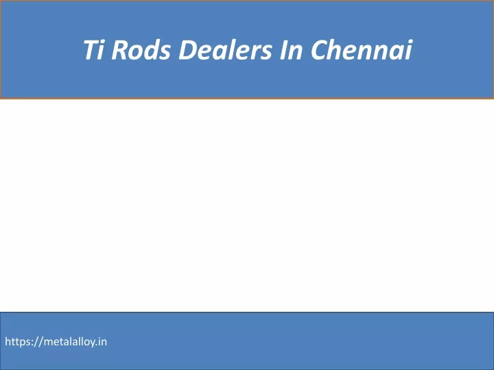 ti rods dealers in chennai