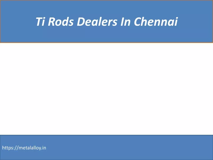 ti rods dealers in chennai