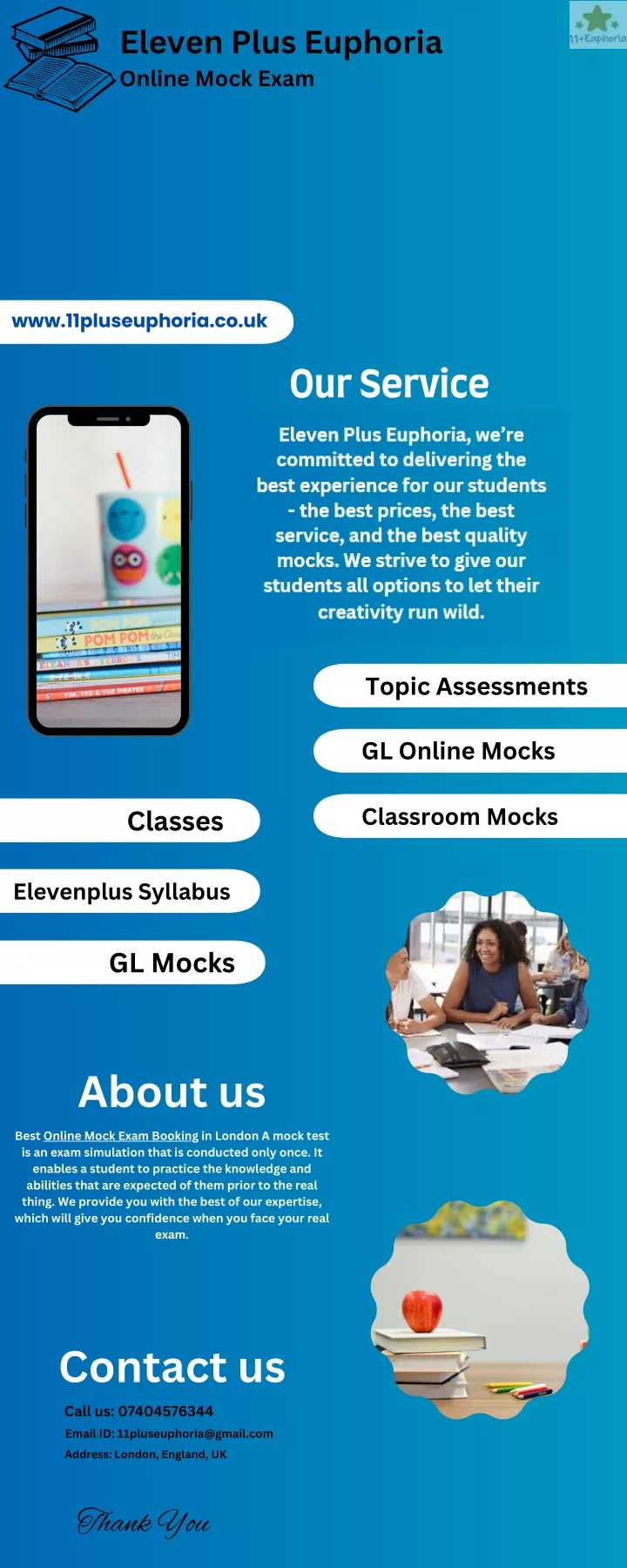 eleven plus euphoria online mock exam