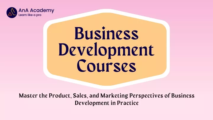 business development courses