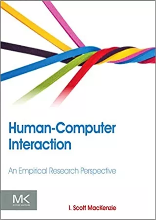 Human Computer Interaction An Empirical Research Perspective