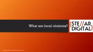what are local citations