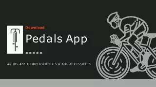 Pedals App An iOS App To Buy Used Bikes & Bike Accessories