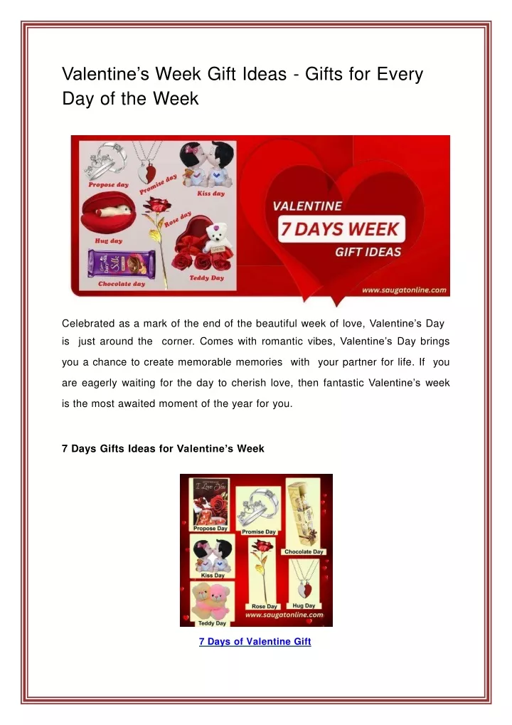 valentine s week gift ideas gifts for every