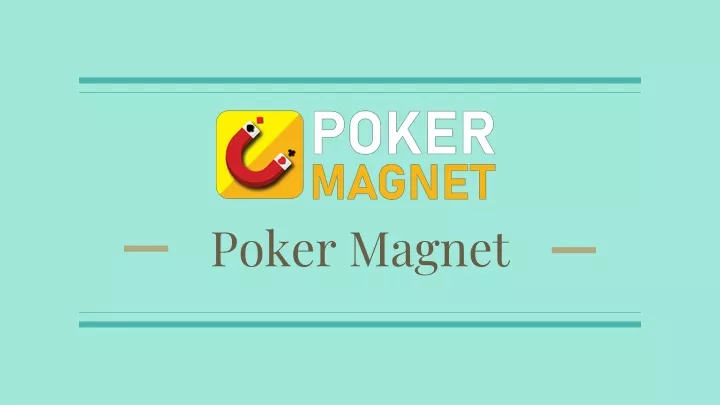 poker magnet