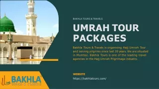 15 Day Umrah package From Mumbai