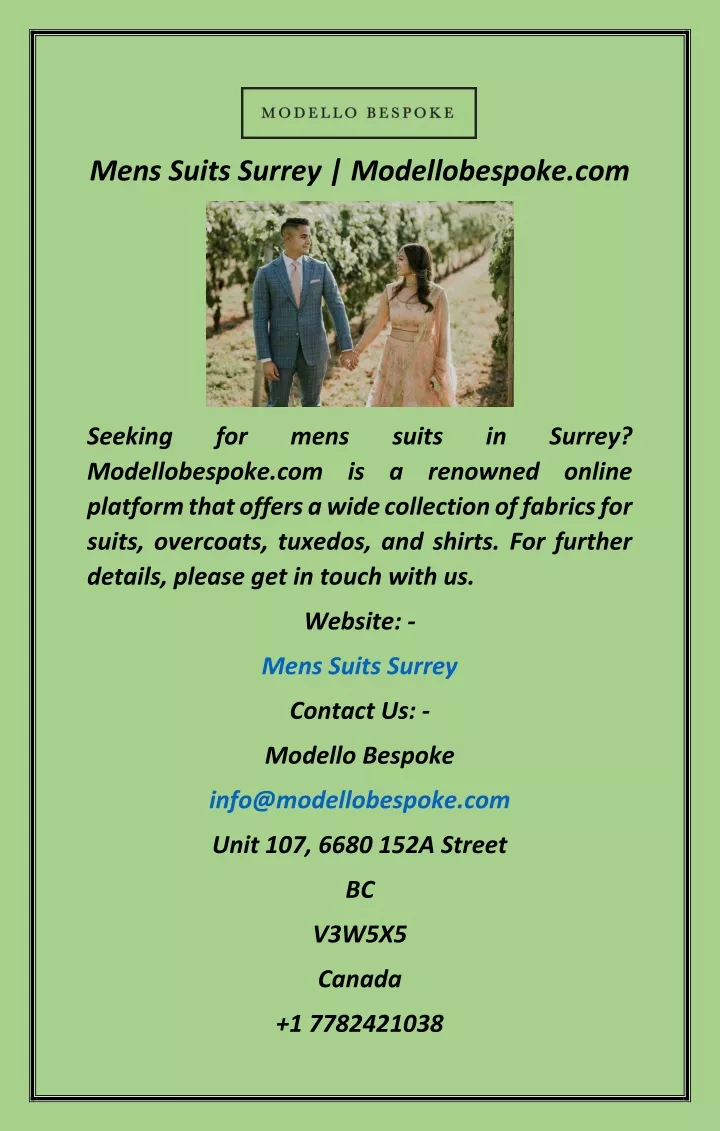 mens suits surrey modellobespoke com