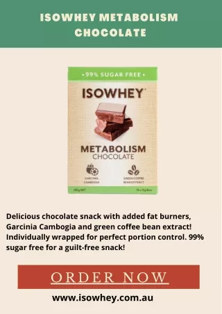 IsoWhey Metabolism Chocolate