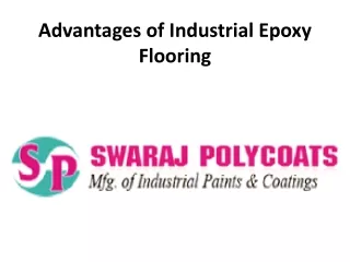Industrial Epoxy Flooring