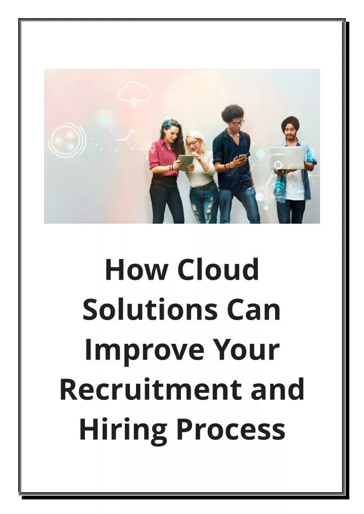 how cloud solutions can improve your recruitment