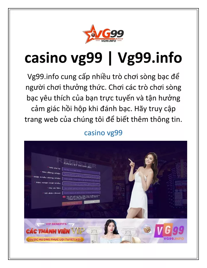 casino vg99 vg99 info