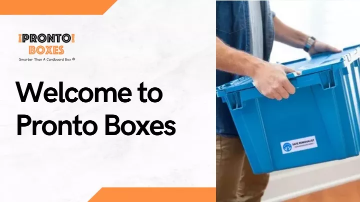 welcome to pronto boxes