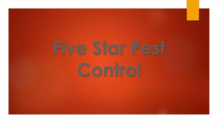 five star pest control