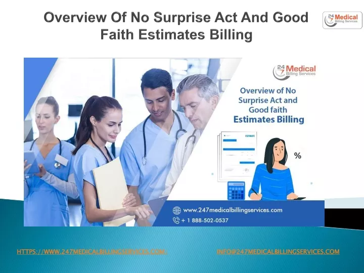 overview of no surprise act and good faith estimates billing