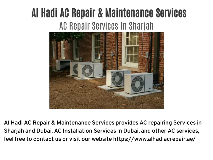 al hadi ac repair maintenance services ac repair