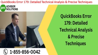 quickbooks error 179 detailed technical analysis precise techniques