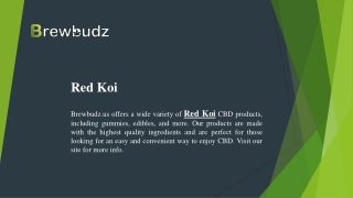 Red Koi  Brewbudz.us